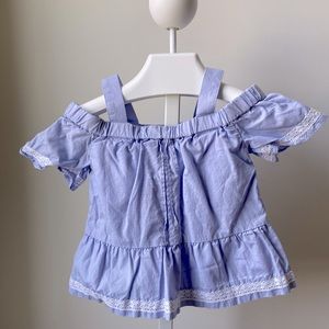 Janie and Jack Cold Shoulder Blouse